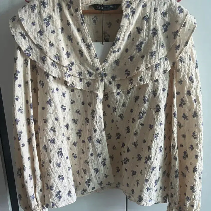[BUNJANG] Zara Floral Blouse / 자라 플라워 블라우스
