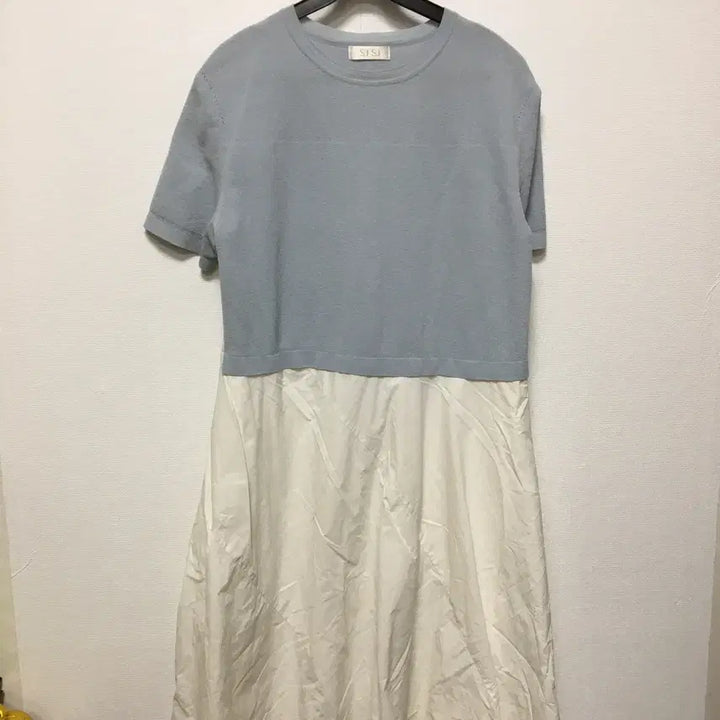 [BUNJANG] SJSJ Short Sleeve Long Dress / 한섬 SJSJ 반팔 롱원피스