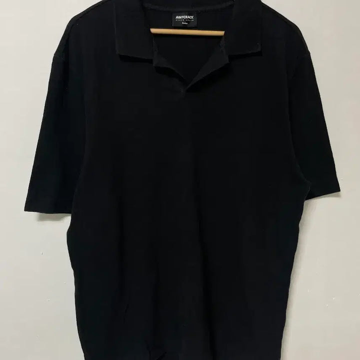 [BUNJANG] AINTCRACK Span Loose Fit Short Sleeve Polo Shirt / 100-105 AINTCRACK 스판 루즈핏 반팔 카라티 정품