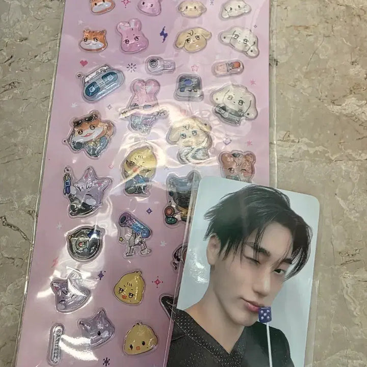 [BUNJANG] ATEEZ Aniteez 3D Lenticular Sticker Choi San / 에이티즈 입체 3d 스티커 최산 애니티즈 ateez aniteez