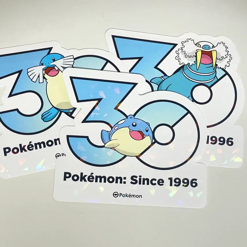 [BUNJANG] Pokemon 30th Anniversary Sticker Set / 포켓몬 30주년 스티커 데굴레오 진화 세트