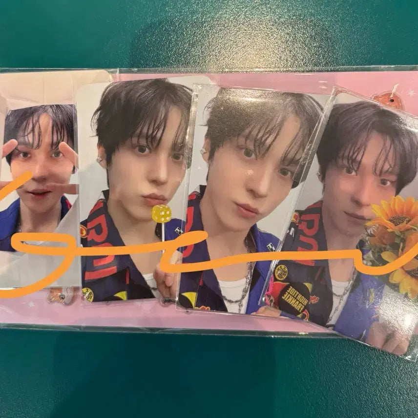 [SOLD OUT] 에이티즈 애니티즈 윤호 금액특전 입체스티커포카 일괄