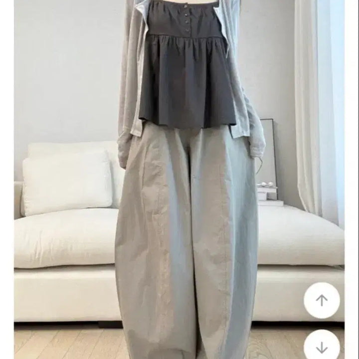 [BUNJANG] Sleeveless Top + Cardigan + Pants Set / 여름룩 : 민소매+가디건+바지 세트