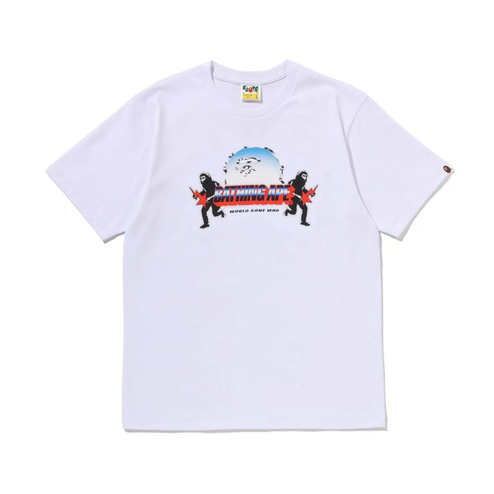 [BUNJANG] A BATHING APE Metal Ape Head Short Sleeve T-Shirt 26SS / [해외] 베이프 메탈 에이프 헤드 반팔 티셔츠 26SS