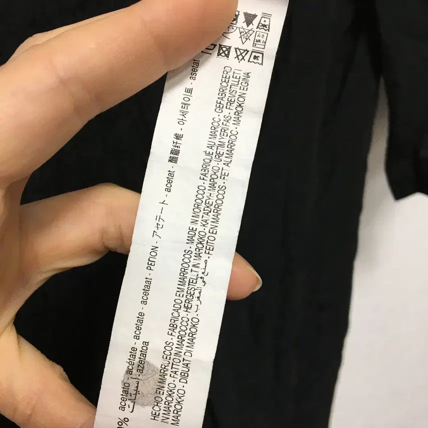 [SOLD OUT] 자라 반팔 맥시 롱원피스 블랙