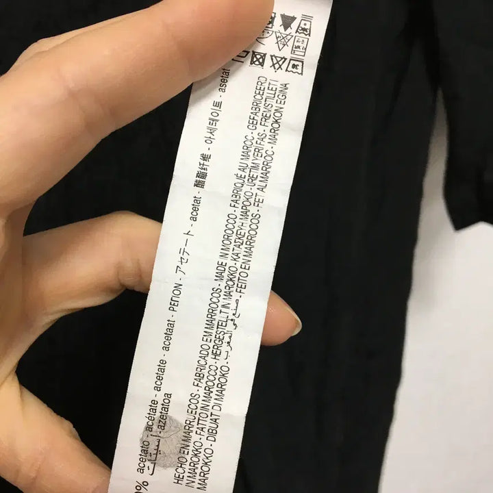 [SOLD OUT] 자라 반팔 맥시 롱원피스 블랙