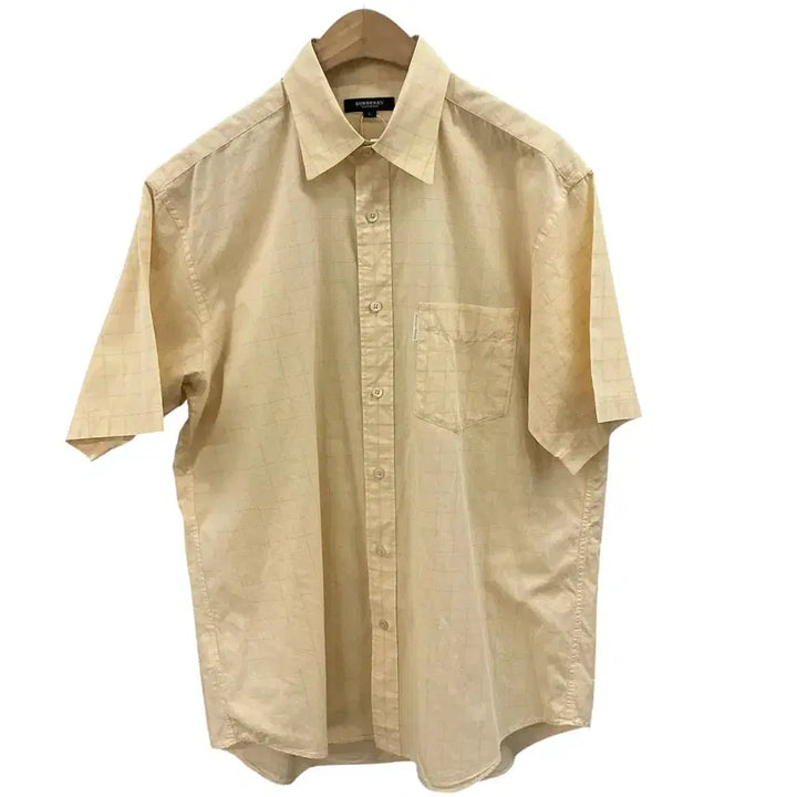 [BUNJANG] Burberry Check Short Sleeve Shirt / 버버리 체크 반팔셔츠