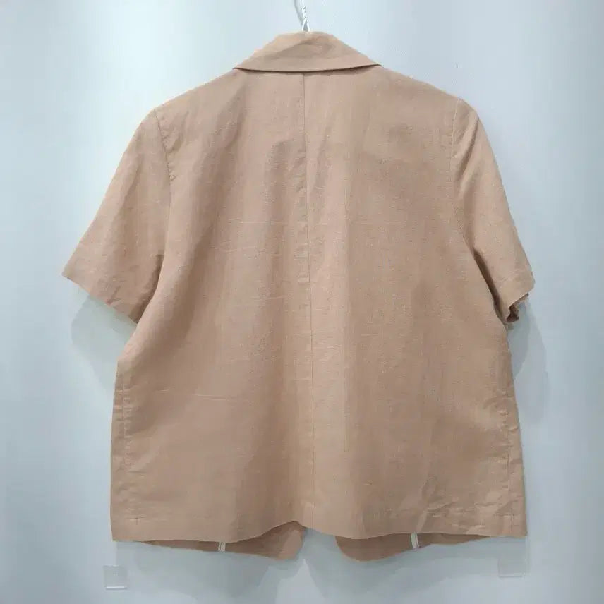 [BUNJANG] Short-Sleeve Blazer Jacket Beige / 반팔 블레이저 자켓 베이지색
