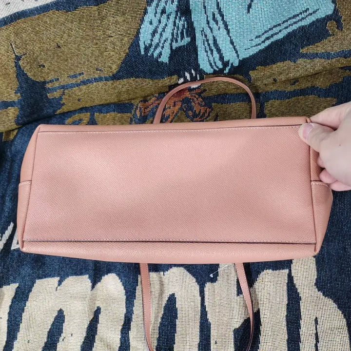 [BUNJANG] Coach Pink Leather Tote Bag / 코치 핑크 레더 토트백