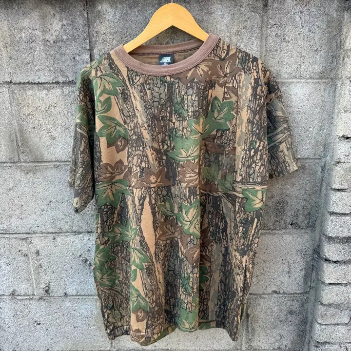 [BUNJANG] 90s Ace Realtree Single Stitch T-Shirt XL / 90s ace usa 빈티지 리얼트리 싱글스티치 반팔 티셔츠 xl