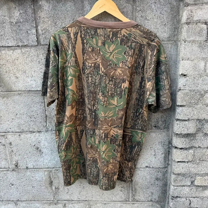 [BUNJANG] 90s Ace Realtree Single Stitch T-Shirt XL / 90s ace usa 빈티지 리얼트리 싱글스티치 반팔 티셔츠 xl