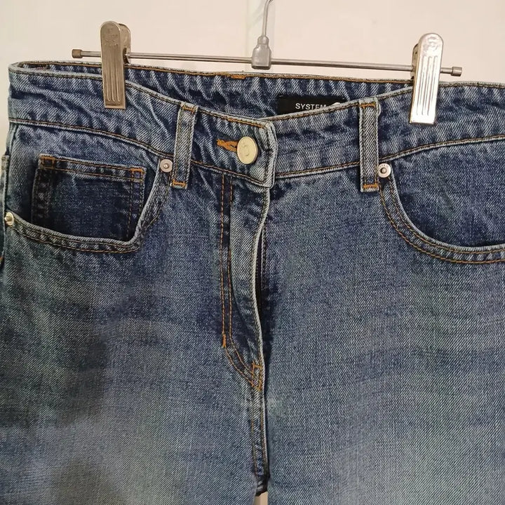 [BUNJANG] System Washing Denim Pants / 022 시스템 워싱 데님 팬츠