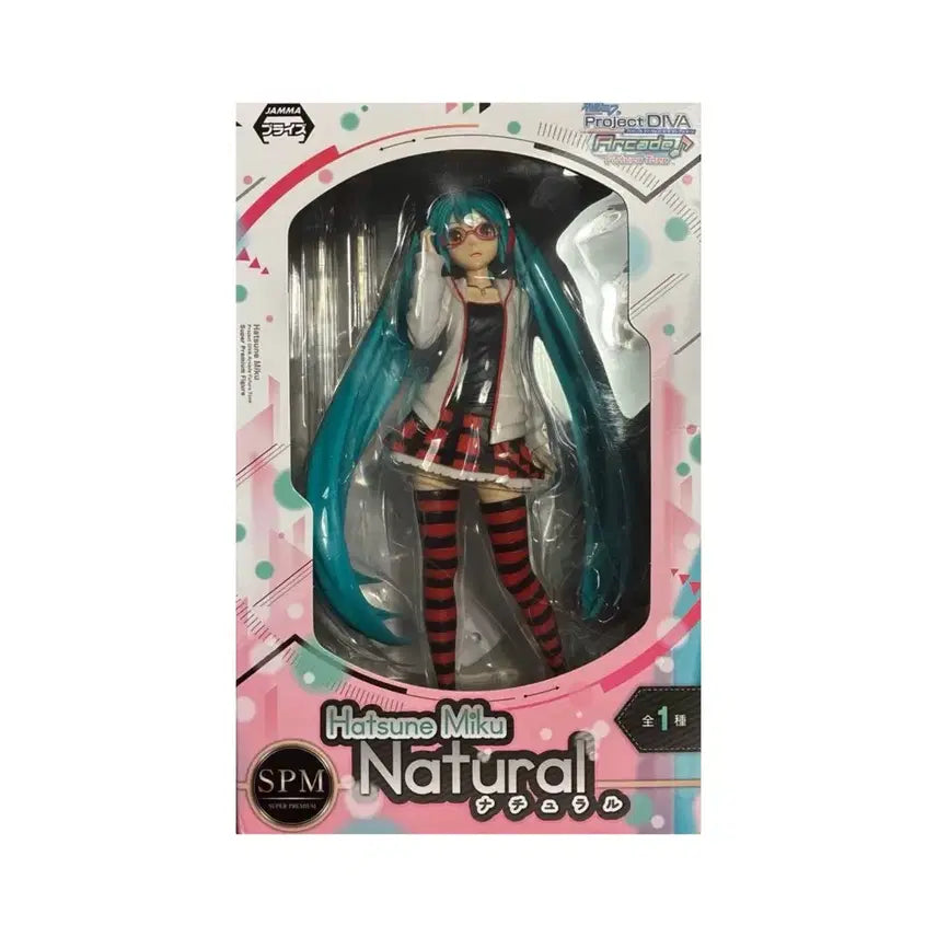 [BUNJANG] Hatsune Miku SPM Project DIVA Arcade Natural Glasses Figure / 하츠네미쿠 SPM 프로젝트 디바 아케이드 Natural 안경 피규어