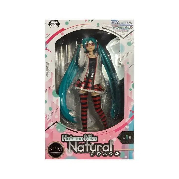 [BUNJANG] Hatsune Miku SPM Project DIVA Arcade Natural Glasses Figure / 하츠네미쿠 SPM 프로젝트 디바 아케이드 Natural 안경 피규어