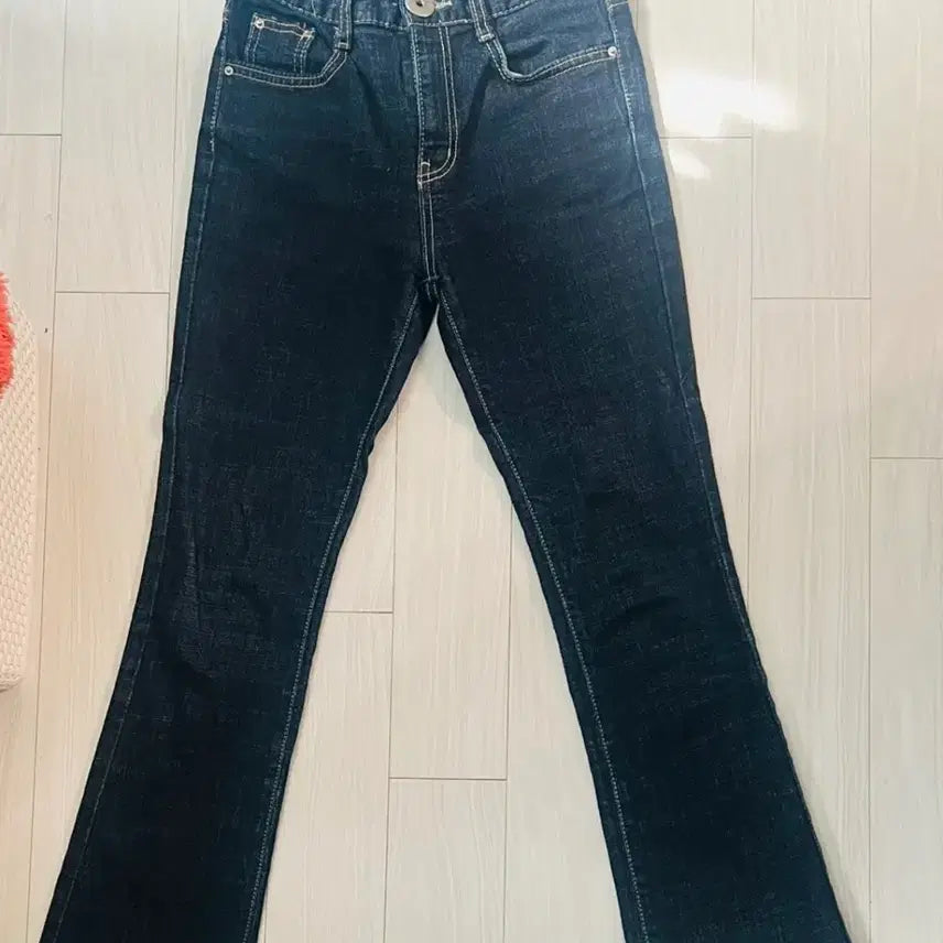 [BUNJANG] Raw Denim Semi-Bootcut Jeans / 생지 세미부츠컷 청바지s