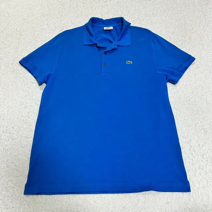 [BUNJANG] Lacoste Blue Short Sleeve Polo Shirt Size 110 / 라코스테 블루 반팔 카라티 110