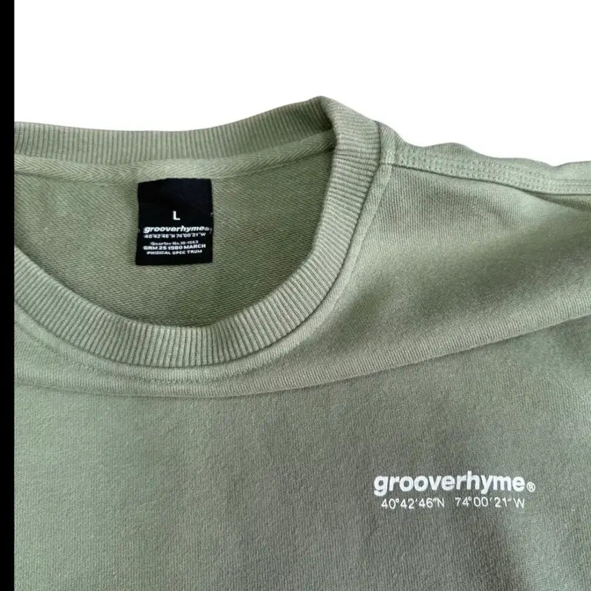 [BUNJANG] Groove Rhyme Sweatshirt L / 그루브라임 맨투맨