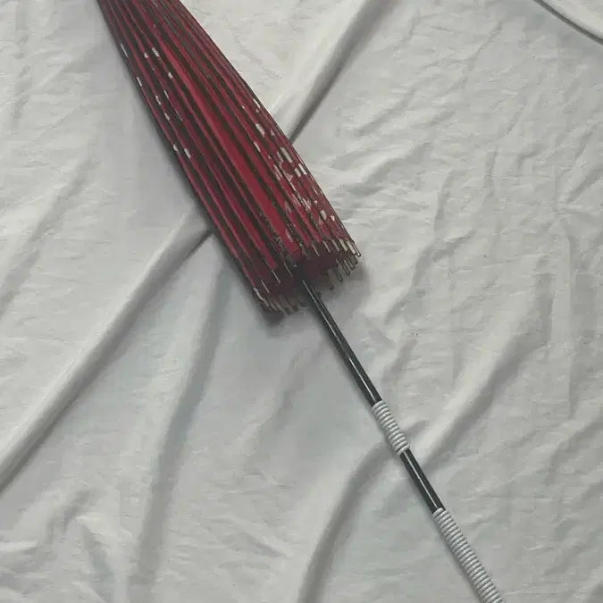 [BUNJANG] Red White Patterned Japanese Traditional Wagasa Umbrella / 레드 화이트 패턴 일본 전통 와 우산 와가사 코스프레 소품 판매합니다!