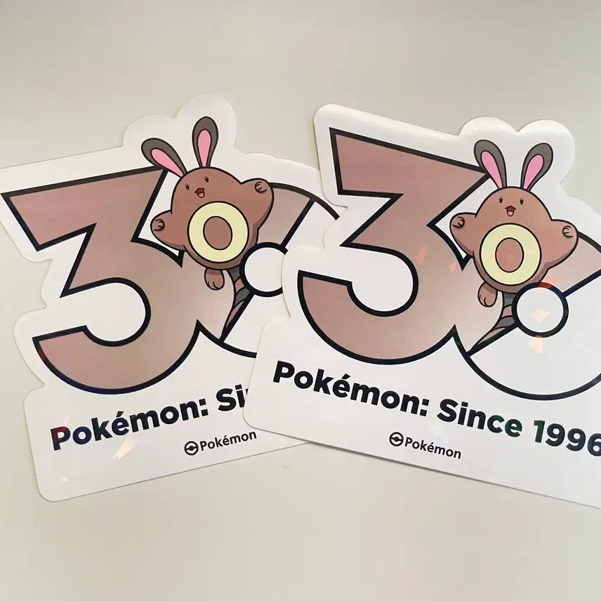 [BUNJANG] Pokemon 30th Anniversary Sticker - Tail / 포켓몬 30주년 스티커  꼬리선