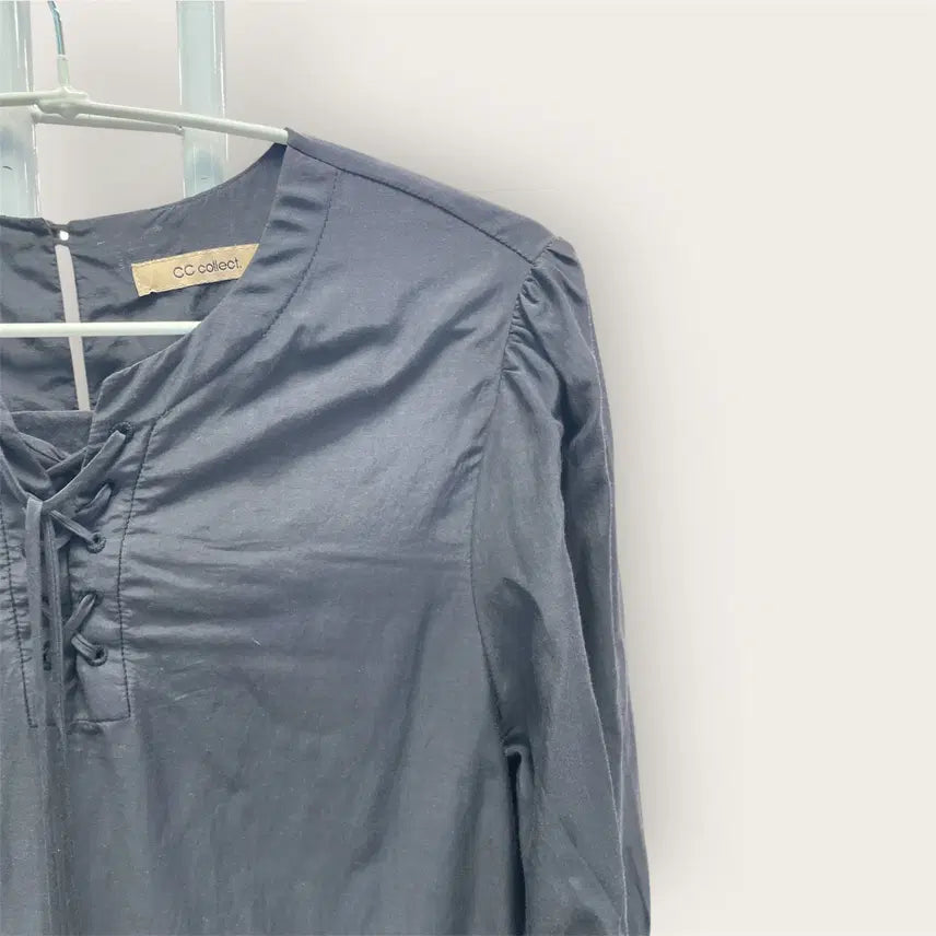 [BUNJANG] CC Collect Black Blouse Size 55 / CC콜렉트 검정 블라우스 55사이즈