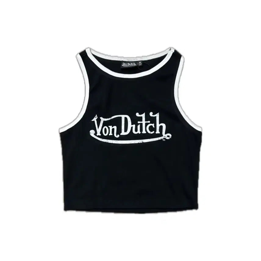 [BUNJANG] Bondeci Logo Tank Top Black / 본더치 로고 나시 블랙