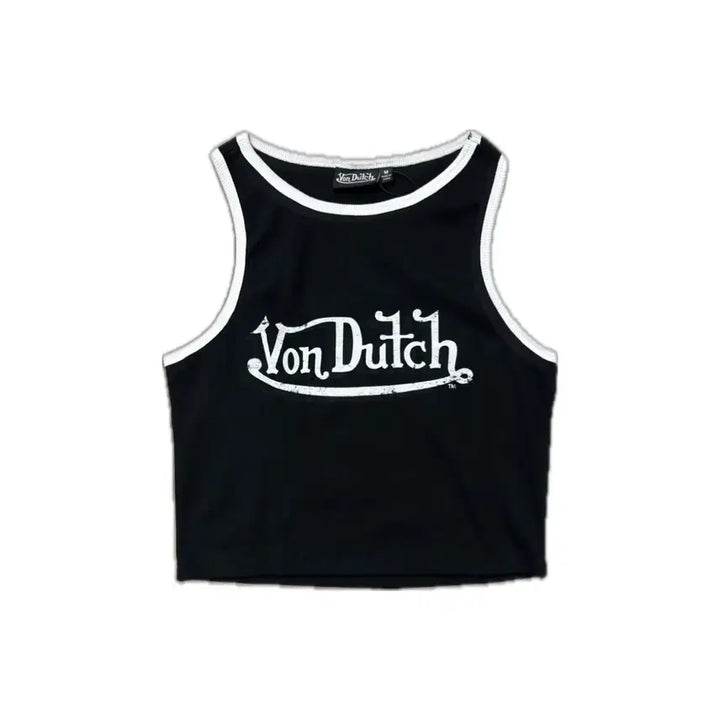 [BUNJANG] Bondeci Logo Tank Top Black / 본더치 로고 나시 블랙