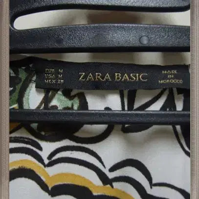 [BUNJANG] ZARA Patterned Silky Long Blouse (M) / ZARA 자라 무늬 폴리쉬폰 실키 롱블라우스 M 66