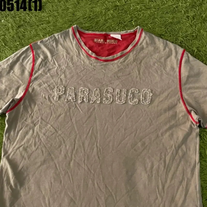 [BUNJANG] Parasuco Vintage Short Sleeve T-Shirt / 파라수코 빈티지 반팔 티셔츠