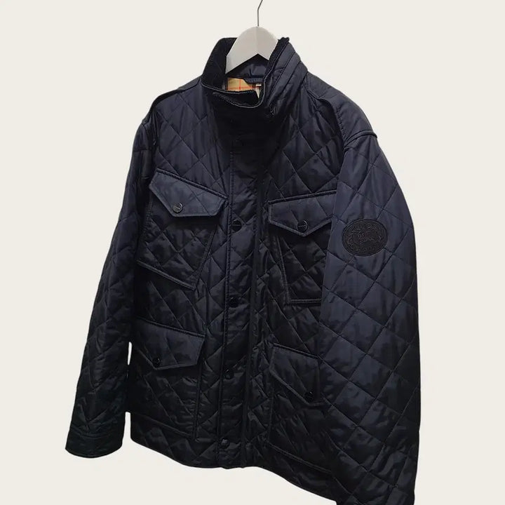 [BUNJANG] Burberry Black Diamond Quilting Ascott Field Jacket / [54] 버버리 블랙 다이아몬드 퀄팅 Ascott 필드 자켓
