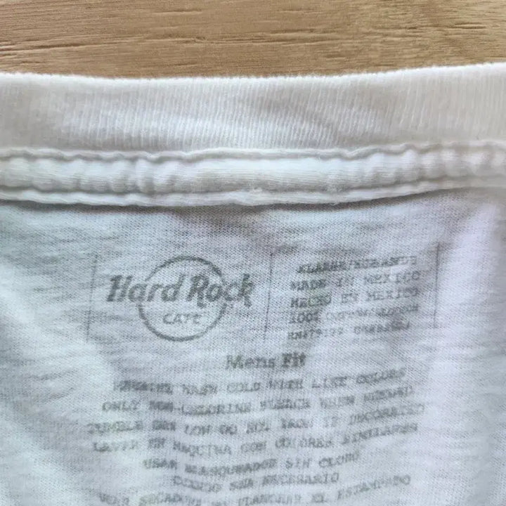 [BUNJANG] Hard Rock Cafe New York Graphic T-Shirt White XL / 하드락 카페 뉴욕 반팔 티셔츠 화이트 XL