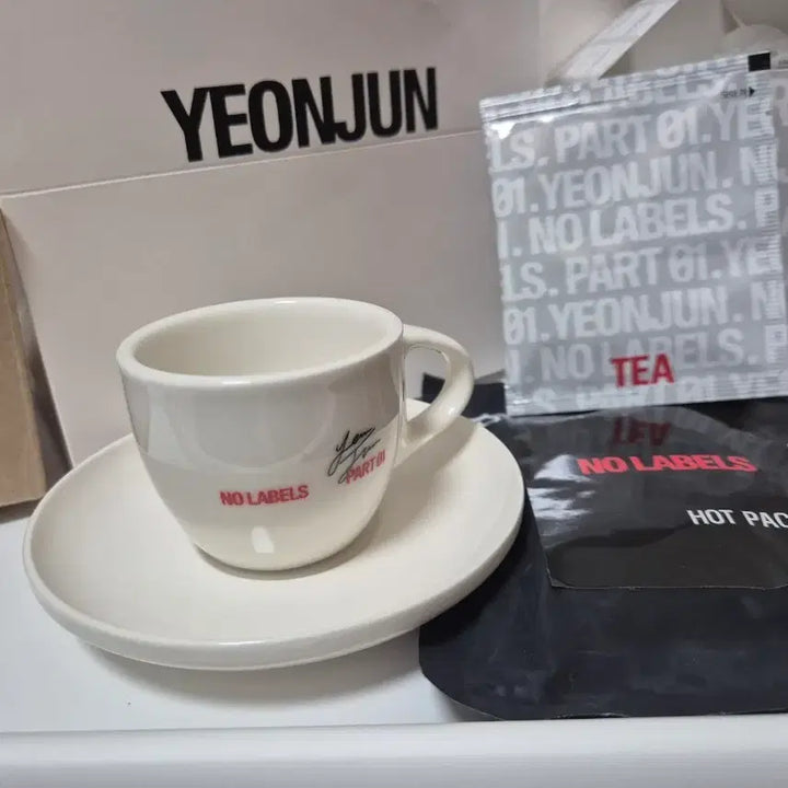 [BUNJANG] TXT Yeonjun NO läbiS Pre-recording Special Gift Espresso Cup Set / 연준 노레이블즈 사녹 역조공