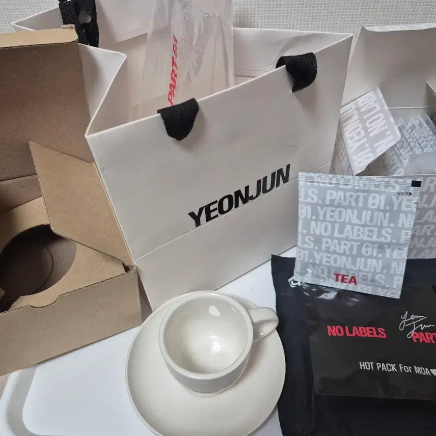 [BUNJANG] TXT Yeonjun NO läbiS Pre-recording Special Gift Espresso Cup Set / 연준 노레이블즈 사녹 역조공