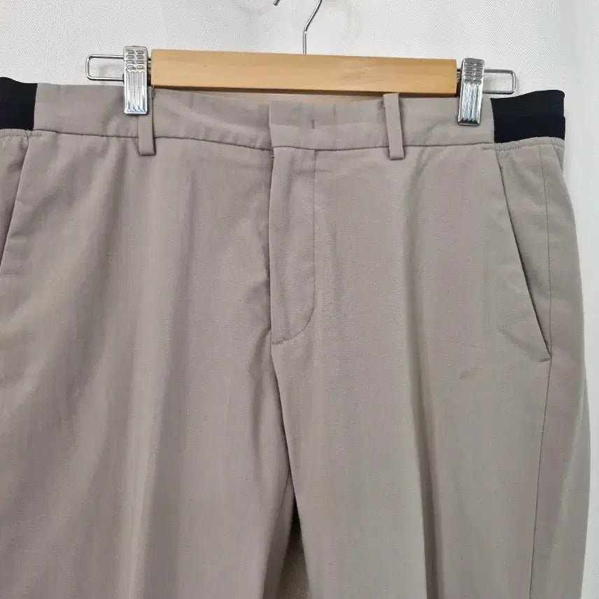 [BUNJANG] Beige Slacks Trousers / 베이지 슬랙스 바지
