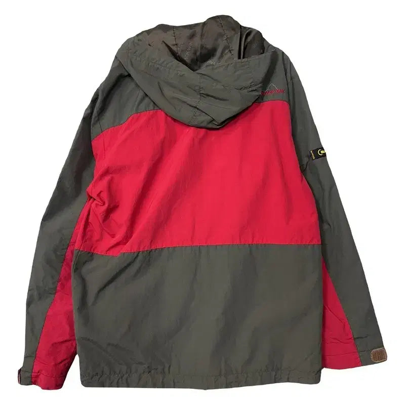 [BUNJANG] Black Yak Red Two-Tone Functional Windbreaker (Size 95) / 블랙야크 레드 투톤 기능성 바람막이 95