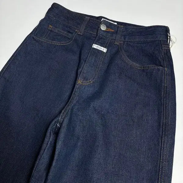 [BUNJANG] Marithe Francois Girbaud Dark Blue Straight Denim Pants R1225 / 마리떼프랑소와저버 다크 블루 스트레이트 데님 팬츠 R1225