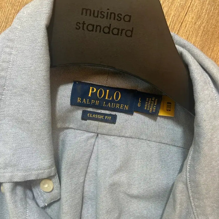 [BUNJANG] Polo Ralph Lauren Oxford Shirt Blue L / 폴로 랄프로렌 옥스포드 셔츠 블루 L