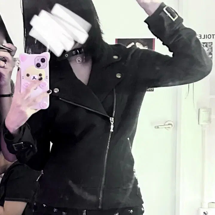 [BUNJANG] Cecil McBee Vintage Punk Rider Jacket Grunge Nana Fit / 세실맥비 빈티지 펑크 라이더 자켓 그런지 나나깔
