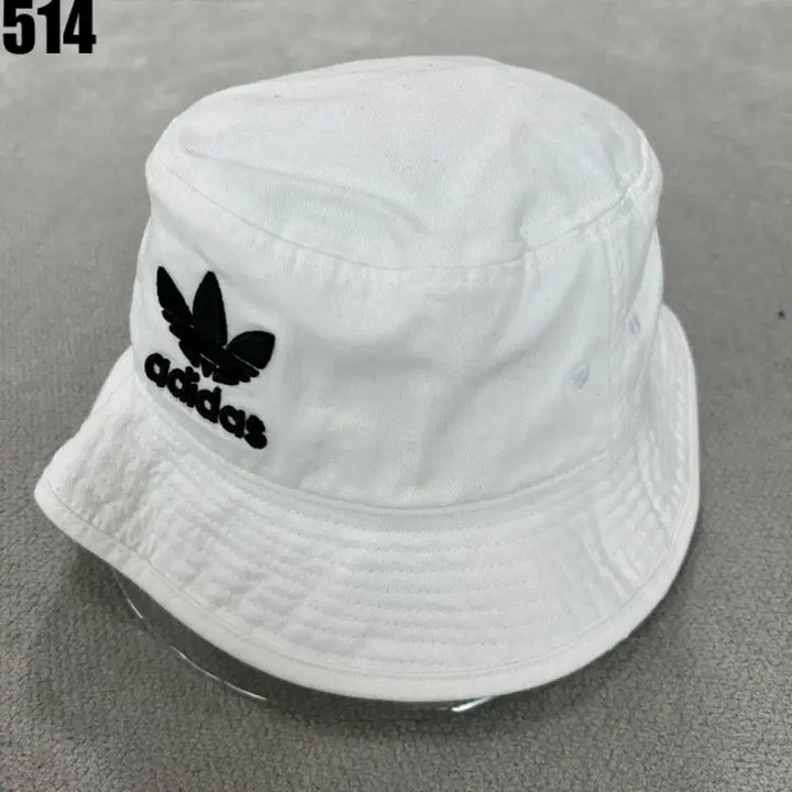 [BUNJANG] Adidas White Bucket Hat / 아디다스 화이트 버킷햇 모자