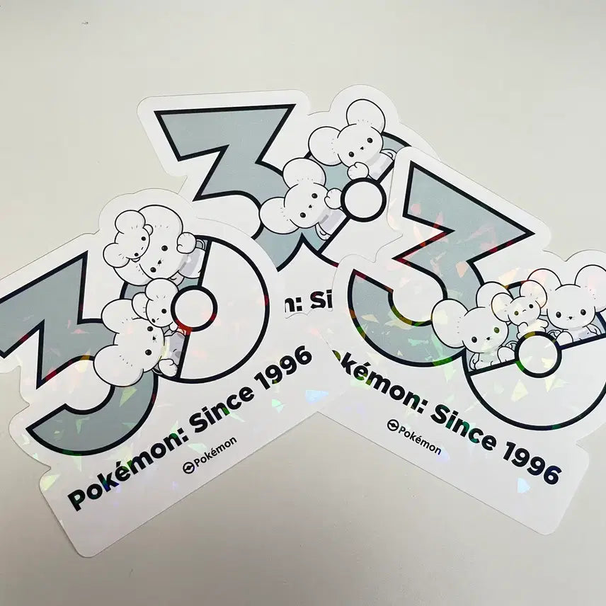 [BUNJANG] Pokemon 30th Anniversary Sticker Family Evolution Set / 포켓몬 30주년 스티커 파밀리쥐 진화 세트