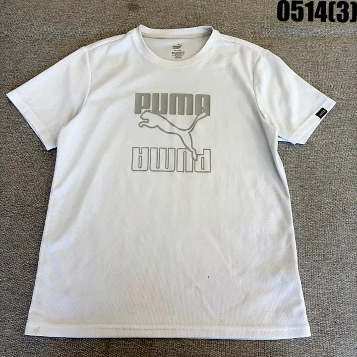 [BUNJANG] Puma Short Sleeve T-Shirt White XL / 푸마 반팔 티셔츠 화이트 XL 0514