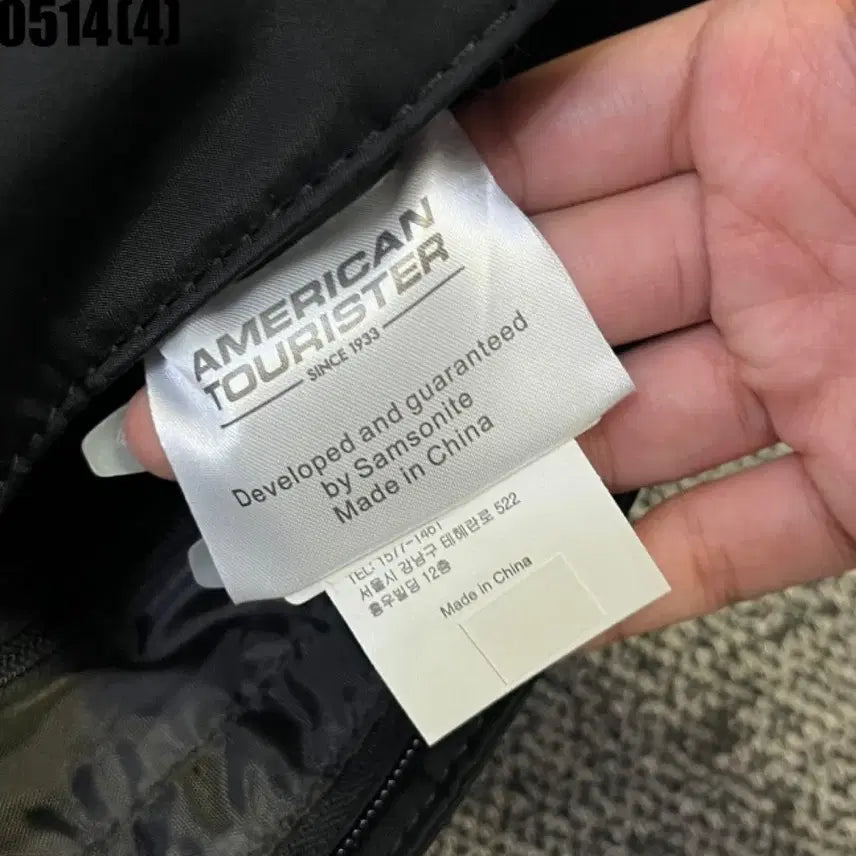 [BUNJANG] American Tourister Black Crossbody Bag / 아메리칸투어리스터 블랙 크로스백