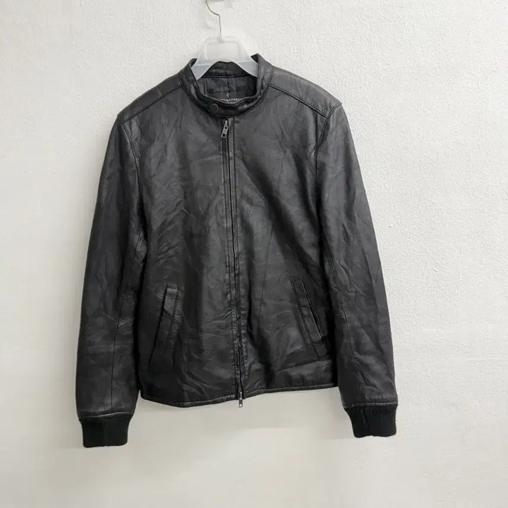 [BUNJANG] NANO UNIVERSE Genuine Leather Rider Jacket (Size 40) / 나노유니버스(NANO UNIVERSE) 양가죽 라이더 자켓 (40)