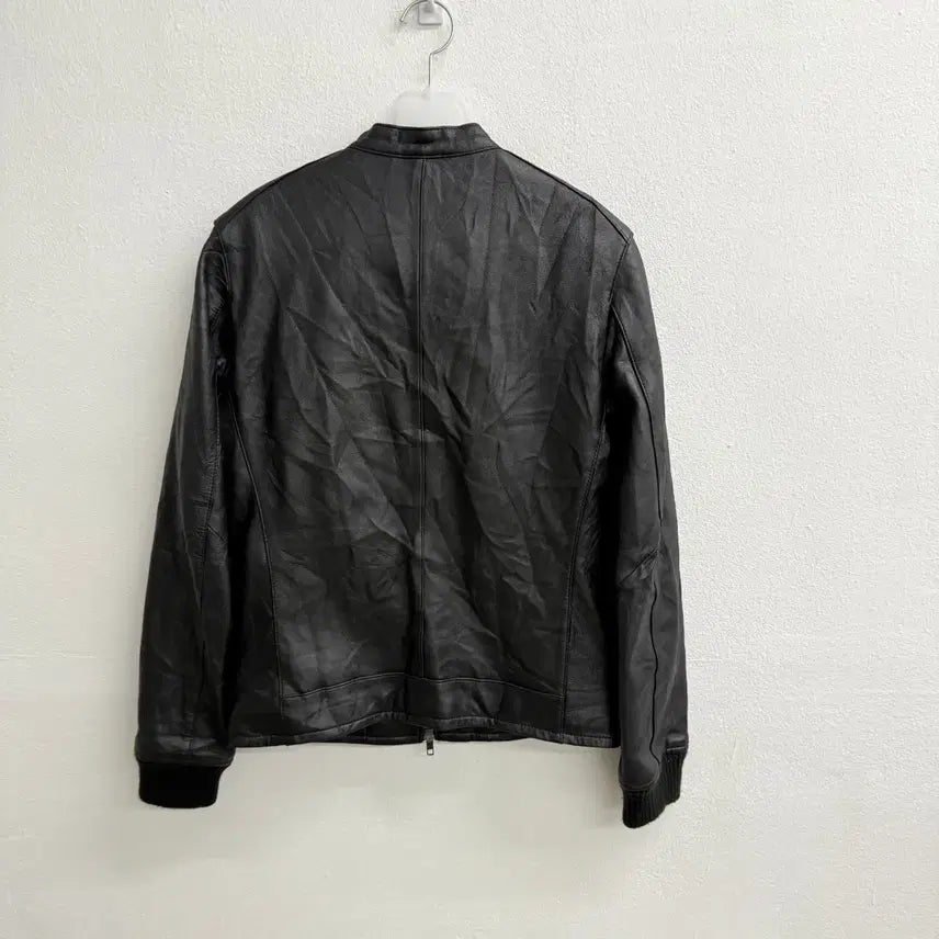 [BUNJANG] NANO UNIVERSE Genuine Leather Rider Jacket (Size 40) / 나노유니버스(NANO UNIVERSE) 양가죽 라이더 자켓 (40)