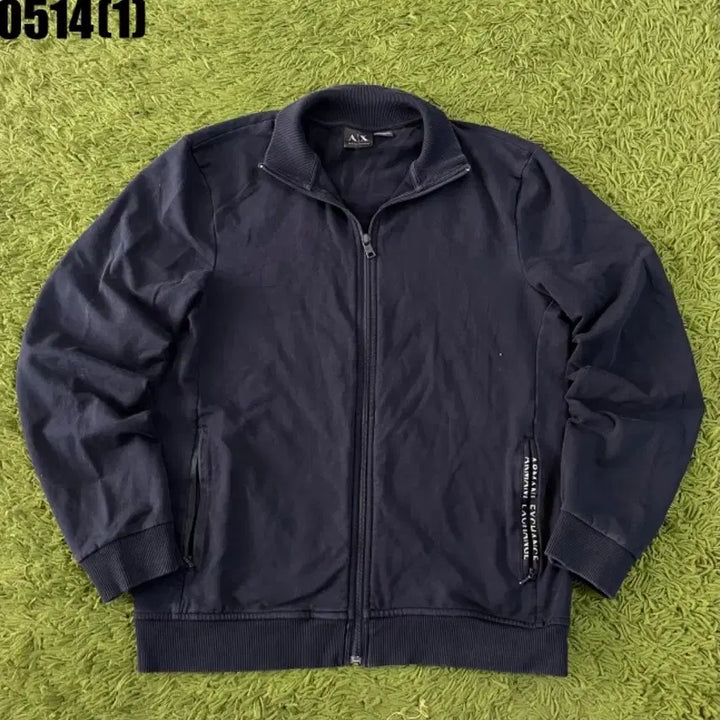 [BUNJANG] Armani Exchange Navy Zip-Up Jacket / 아르마니 익스체인지 네이비 집업 자켓