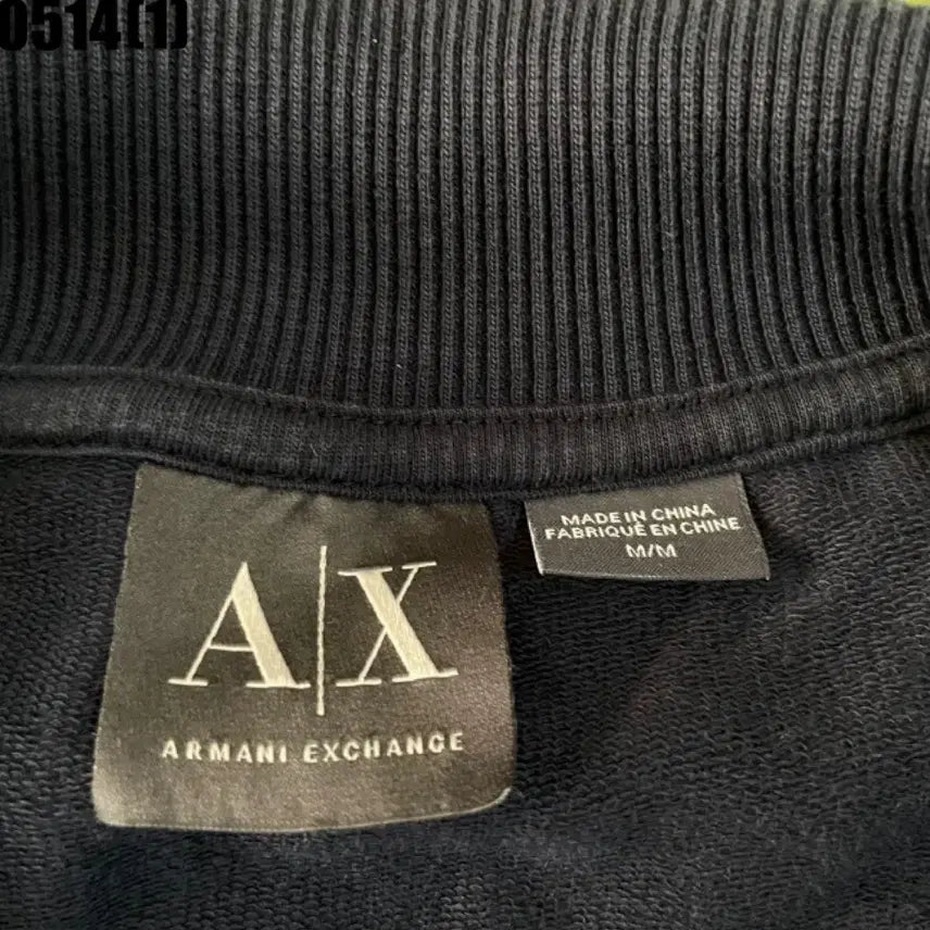 [BUNJANG] Armani Exchange Navy Zip-Up Jacket / 아르마니 익스체인지 네이비 집업 자켓