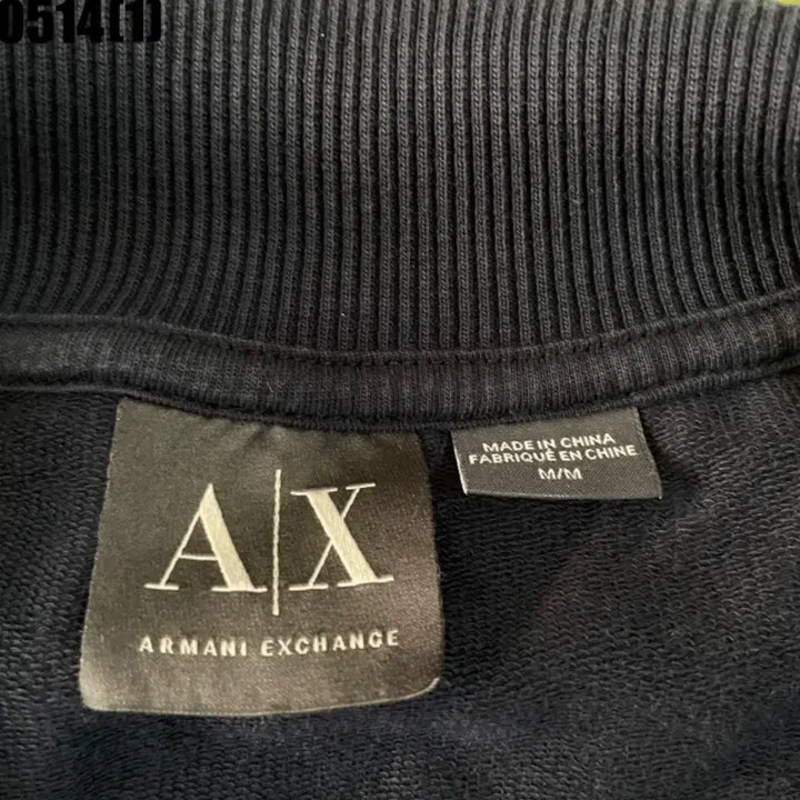 [BUNJANG] Armani Exchange Navy Zip-Up Jacket / 아르마니 익스체인지 네이비 집업 자켓