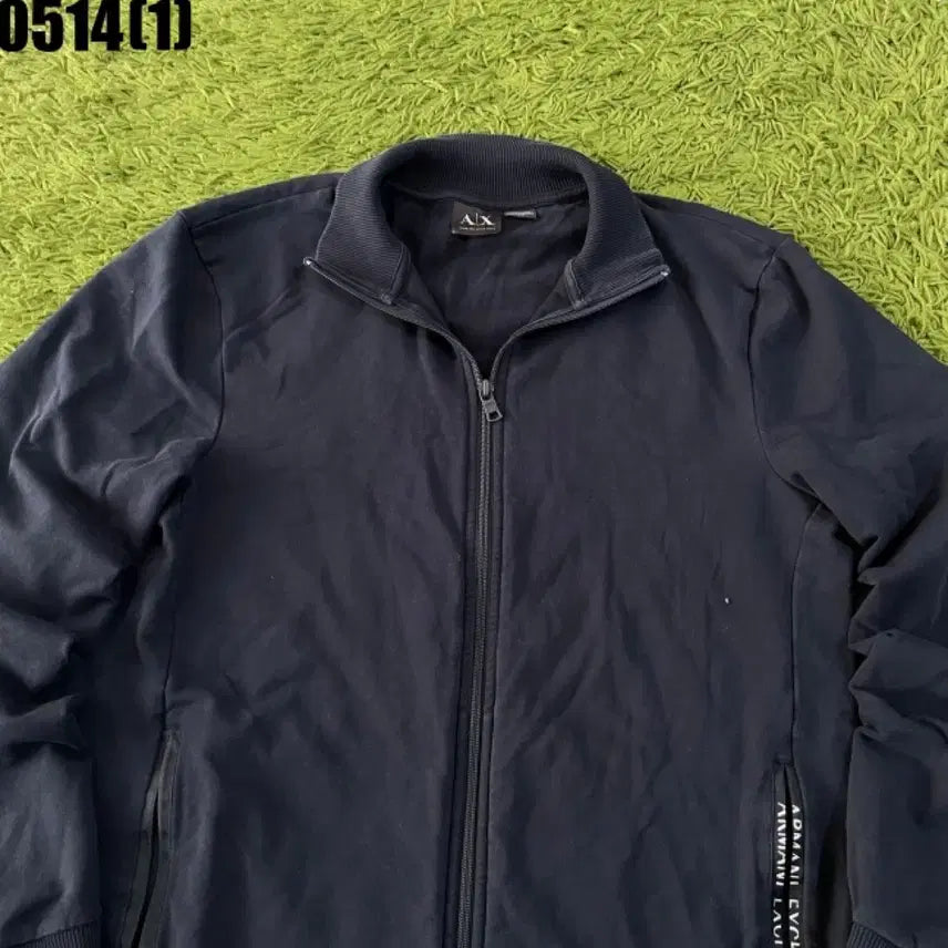 [BUNJANG] Armani Exchange Navy Zip-Up Jacket / 아르마니 익스체인지 네이비 집업 자켓