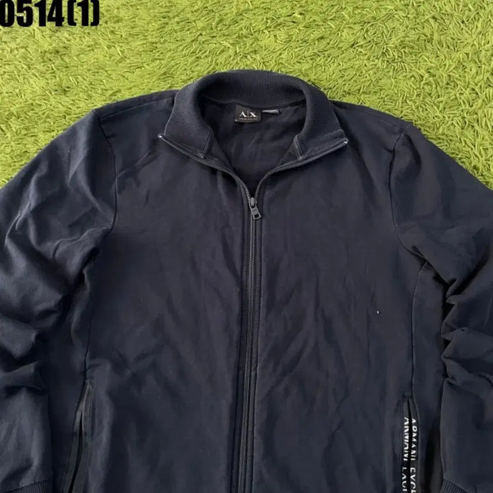 [BUNJANG] Armani Exchange Navy Zip-Up Jacket / 아르마니 익스체인지 네이비 집업 자켓