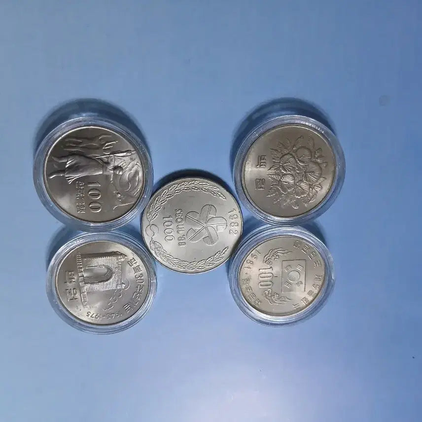[BUNJANG] 30th Anniversary of Liberation &amp; 5th Republic Commemorative Coins / 광복30년,5공화국 기념 동전