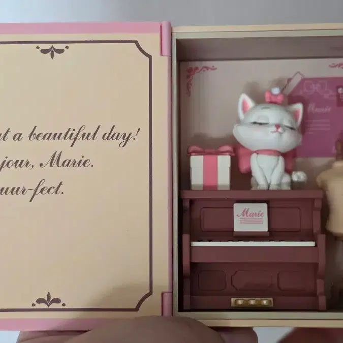[BUNJANG] Disney Marie Piano Figure Set / 디즈니 마리 피아노 피규어 세트